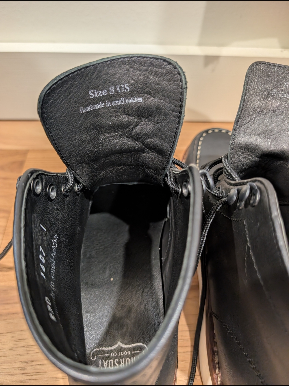 Thursday Boot Co Matte Black Diplomat - Picture 3 of 6